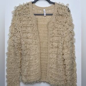 Xhilaration Textured Cream Cardigan
